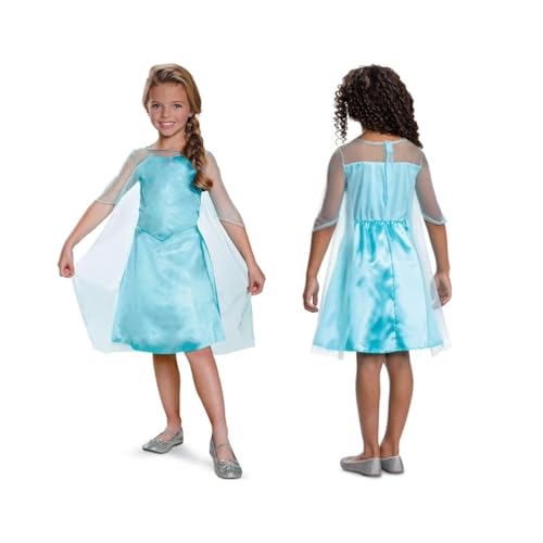 Disguise Disney-Costume Frozen Bambina, Costume Elsa Frozen Ragazza, Vestito Elsa Frozen Bambina, Costume Elsa Frozen Bambina, Costume Frozen Elsa, El