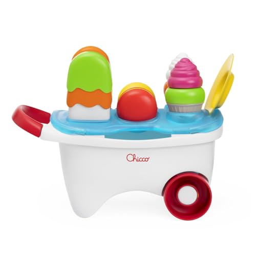Chicco- Gioco Carretto Dei Gelati, Multicolore, 1