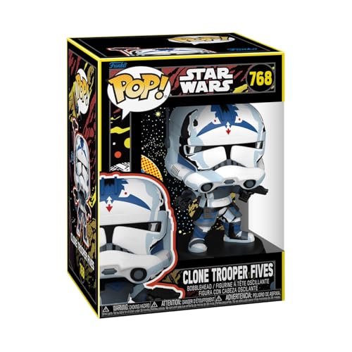 Funko Pop! Star Wars: Clone Wars - Fives - (Retro) - Figura In Vinile Da Collezione - Idea Regalo - Merchandising Ufficiale - Giocattoli Per Bambini E