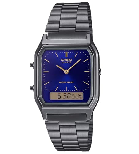 Casio Analogico-Digitale Moda Quarzo Uomo Vintage Aq-230Gg-2A, 38.8×29.8×8.1Mm