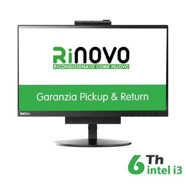 Pc m710q all in one intel core i3-6x00 16gb 256gb ssd 22 windows 10 pro - ricondizionato - gar. 12 mesi (rn89432001)