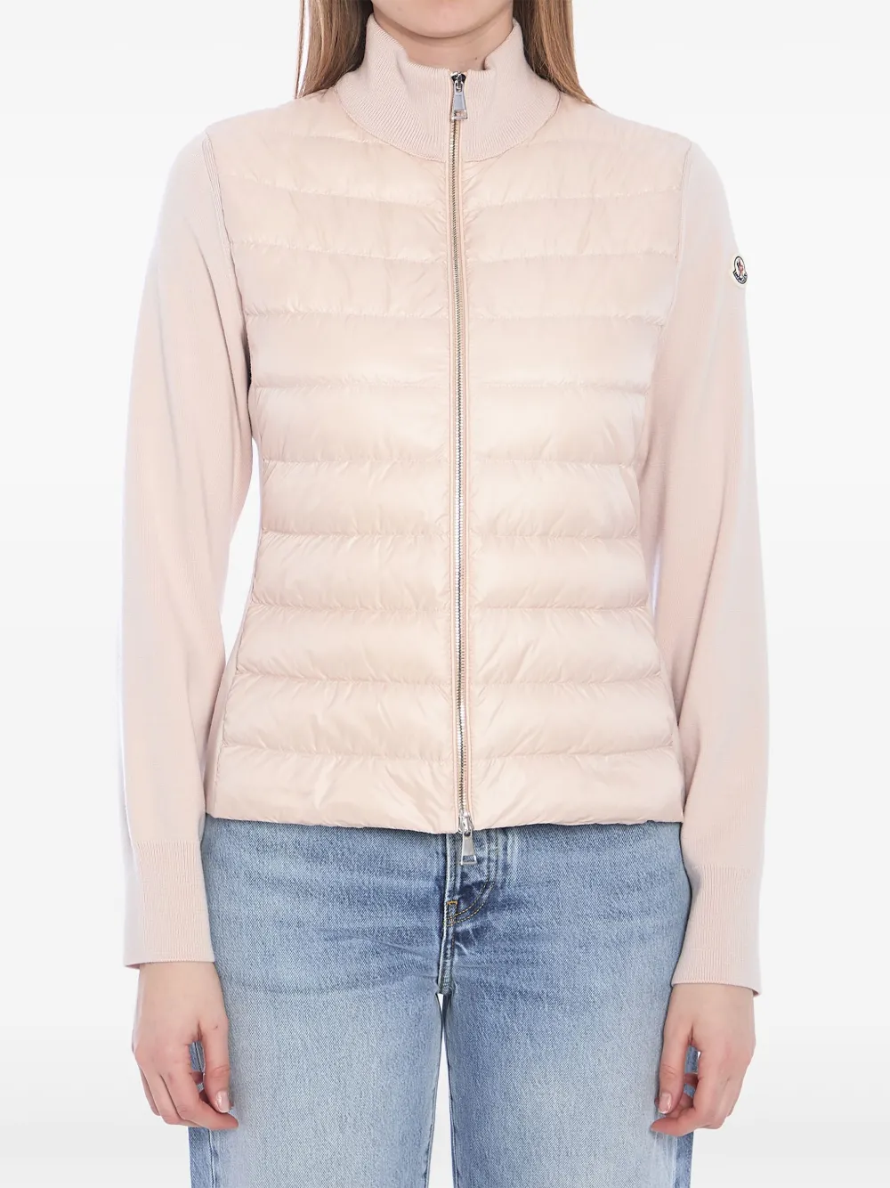 Moncler Tricot puffer jacket - Toni neutri