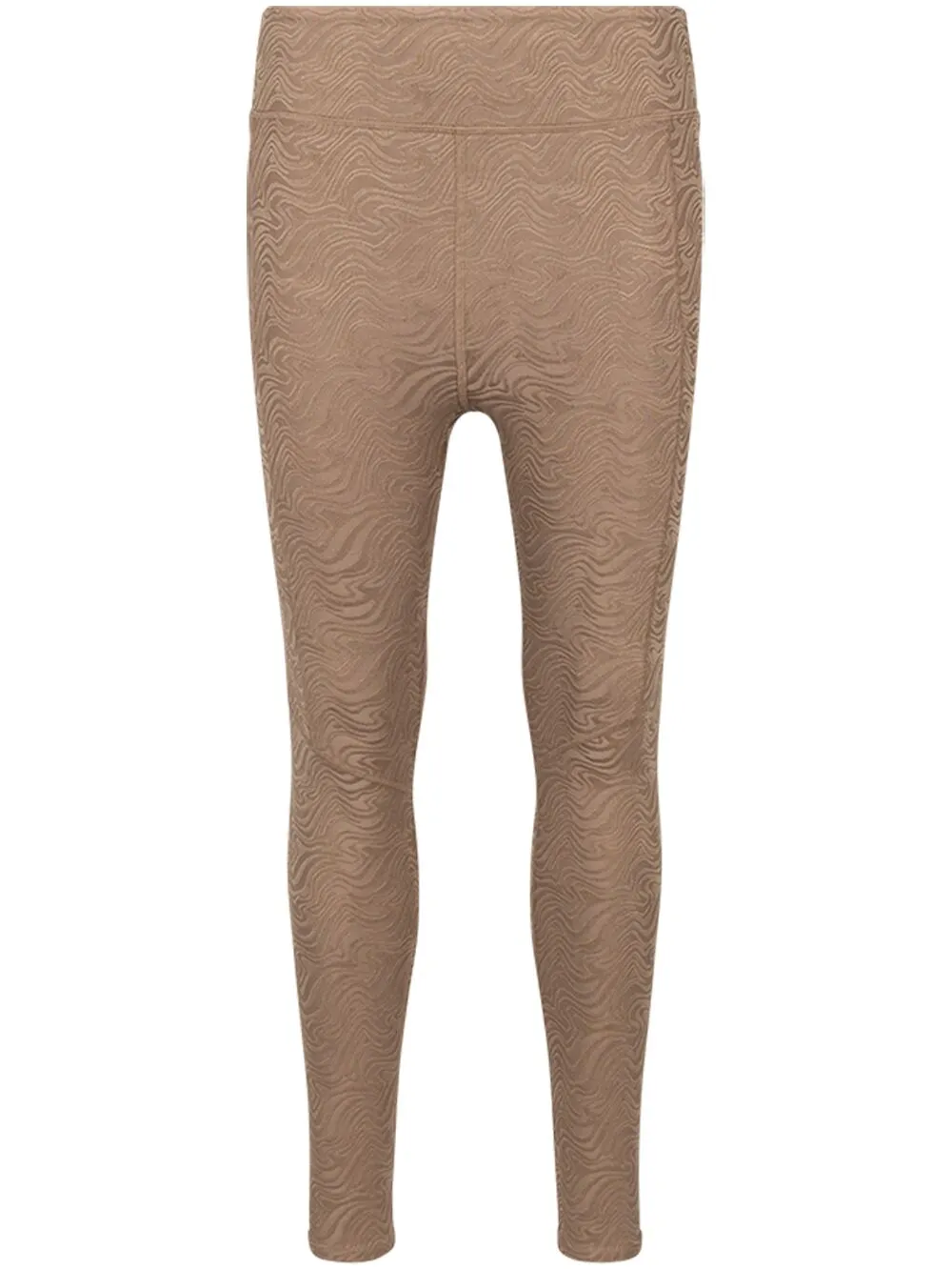 Twenty Montreal Leggings Swirl 3D Activewear - Marrone
