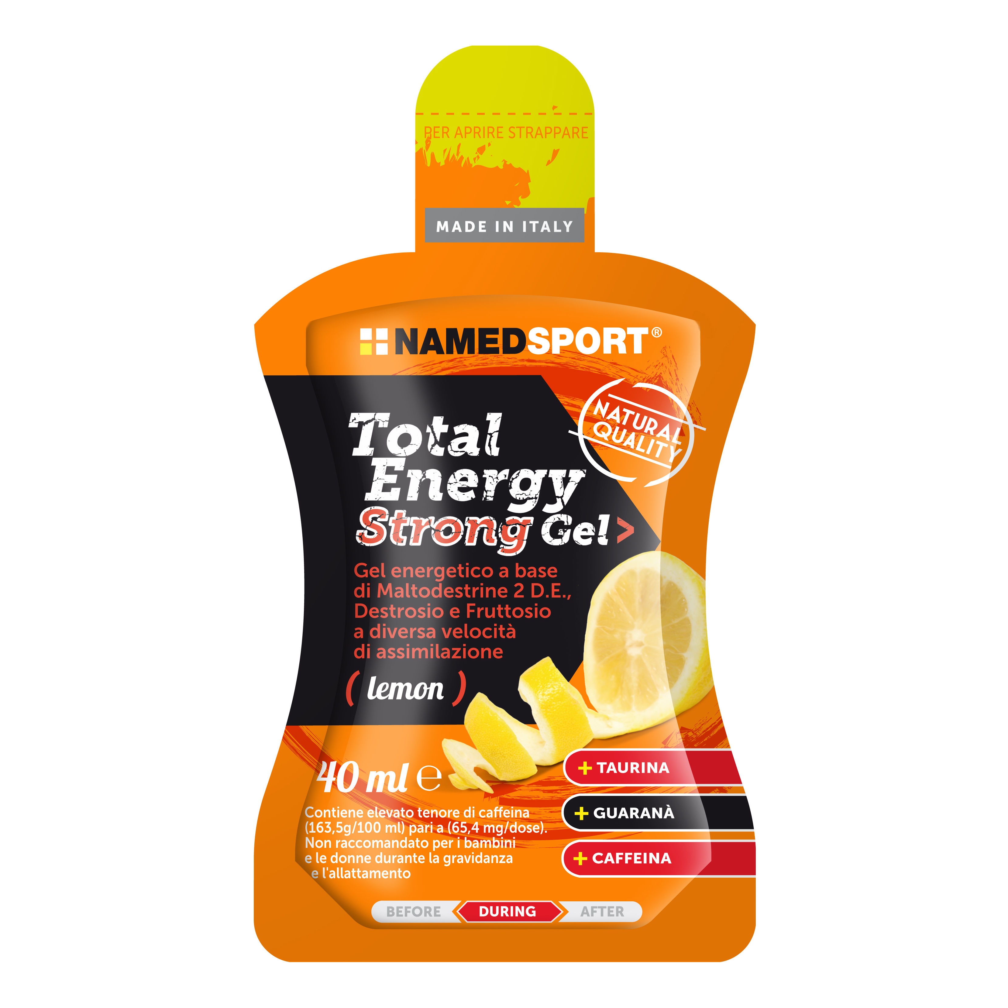 Total Energy Strong Gel Lemon 40ml