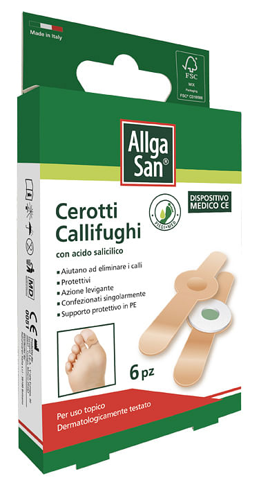 Cerotto Callifugo Allgasan 6 Pezzi