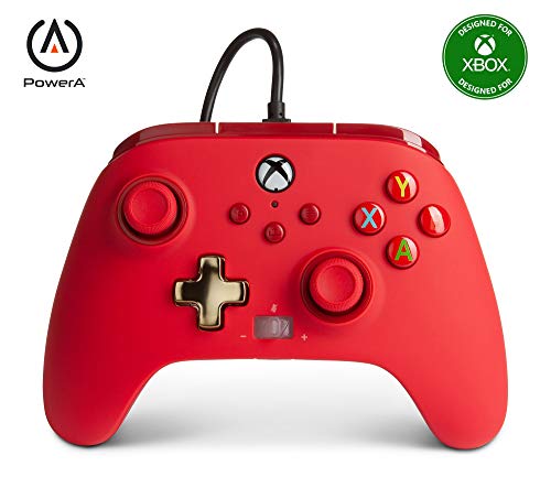 Controller Cablato Avanzato Powera Per Xbox – Rosso