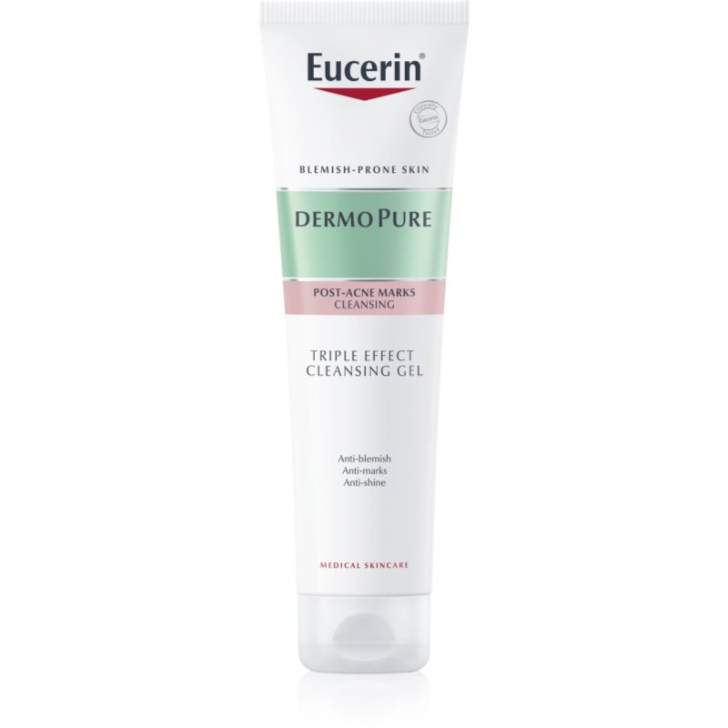 Eucerin Dermopure Triple Effect Cleansing Gel Gel Detergente Esfoliante Effetto Triplo 150 Ml