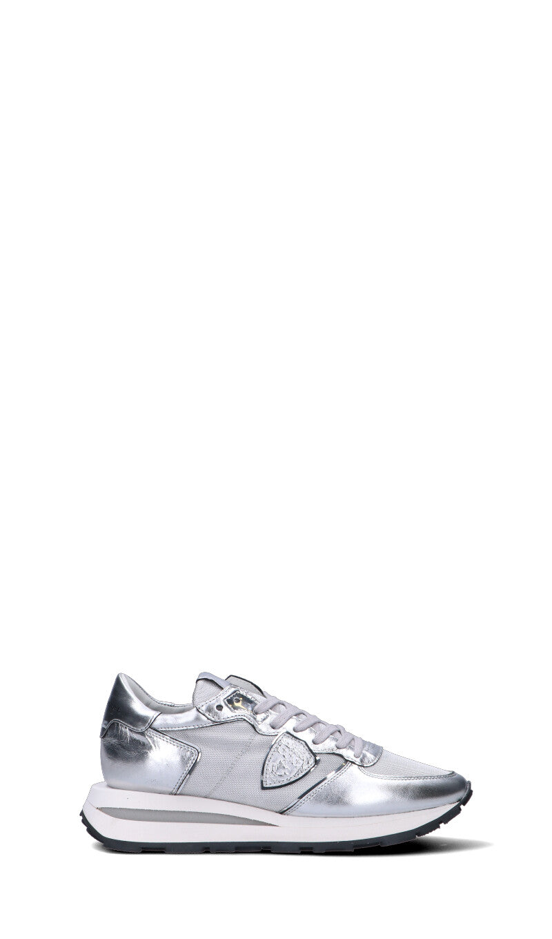PHILIPPE MODELSNEAKERS "DONNA" "ARGENTO"