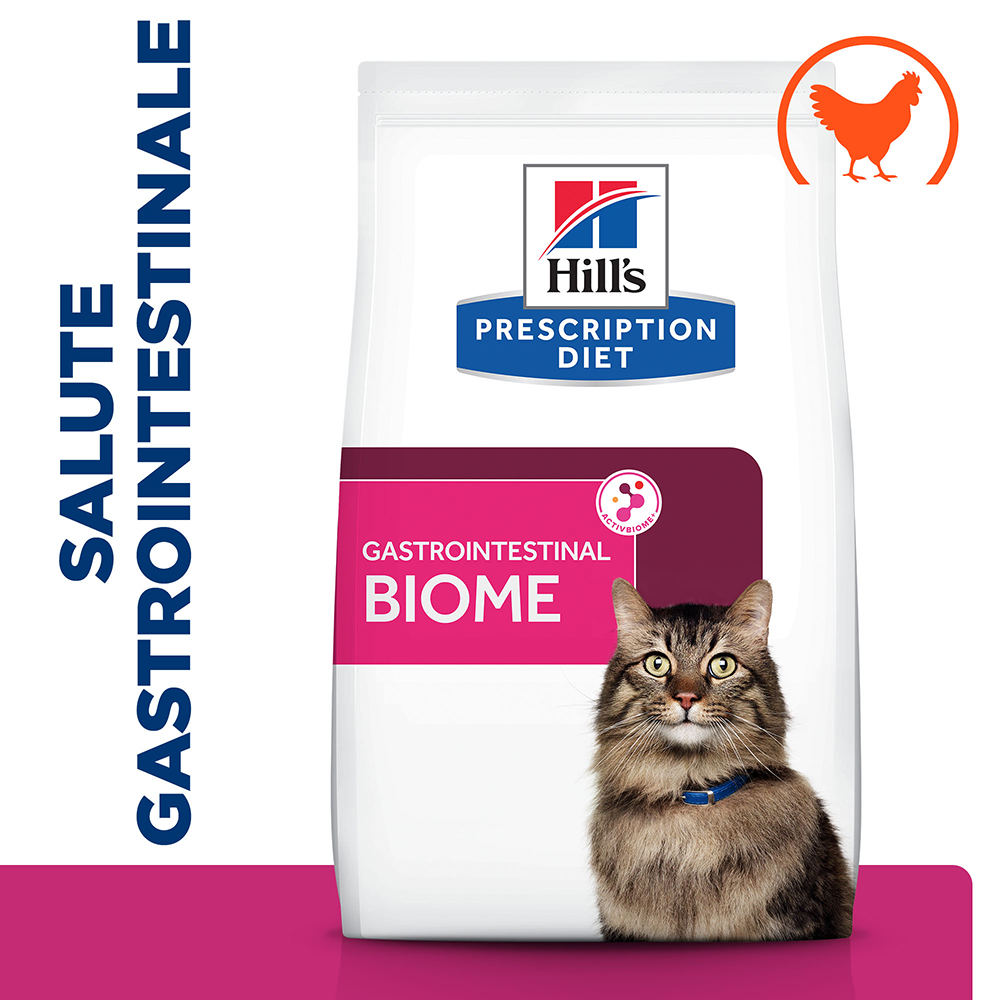 Hill's Prescription Diet Gastrointestinal Biome secco per gatti - 8 kg