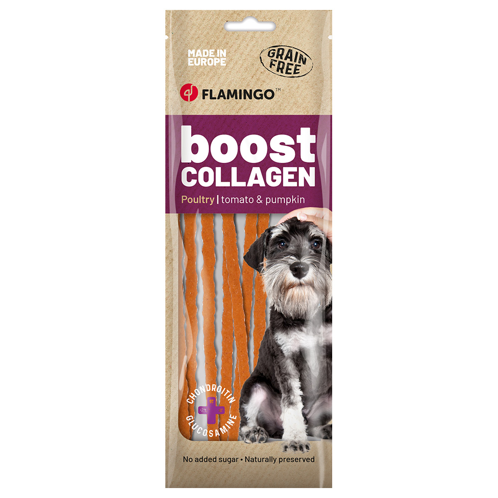 Flamingo Boost Collagen Spaghetti con Pollo & Collagene - 70 g