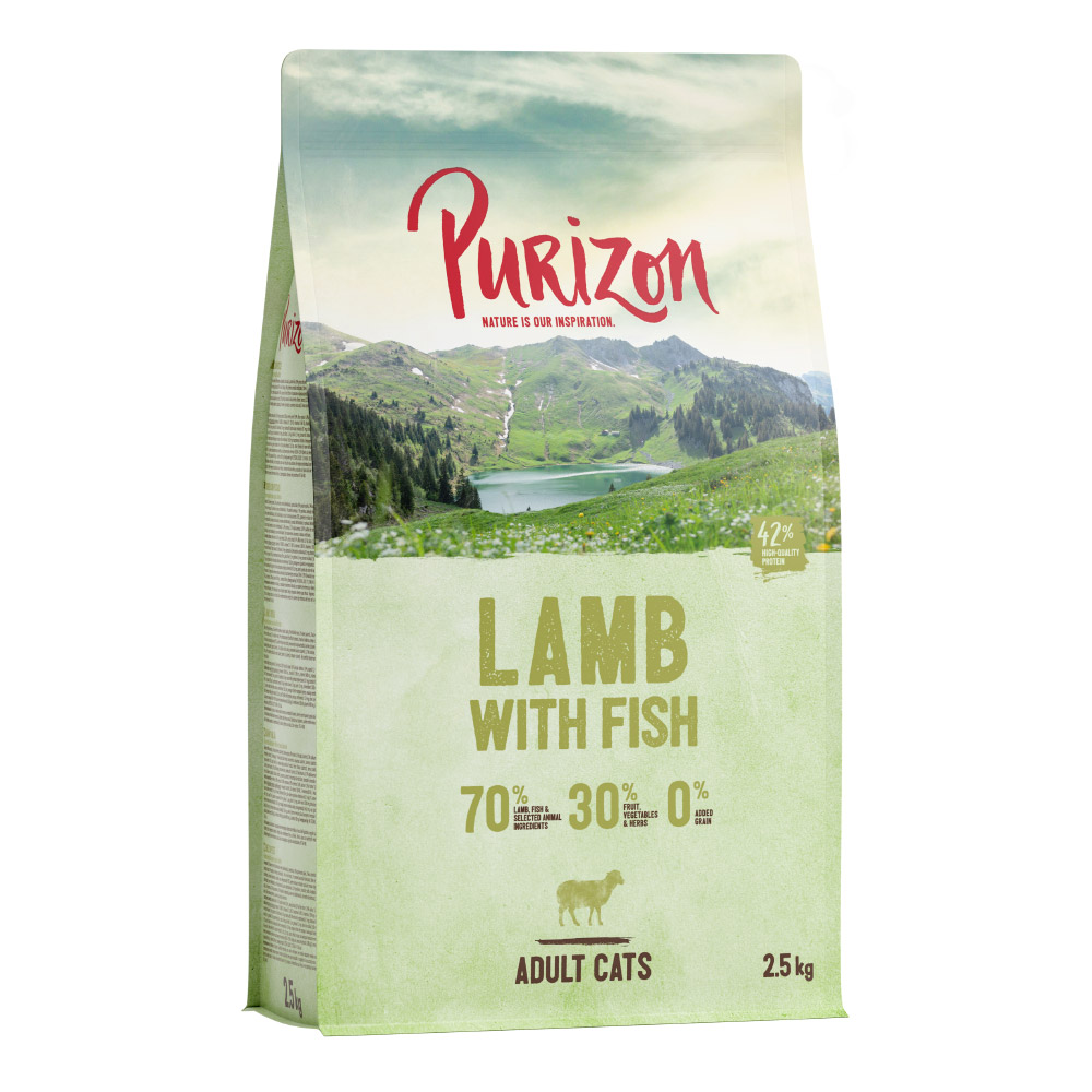 Purizon Adult Agnello & Pesce - senza cereali - 2,5 kg