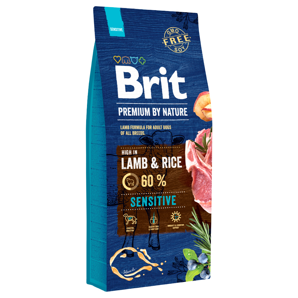 Brit Premium by Nature Sensitive Agnello Crocchette cane - 15 kg