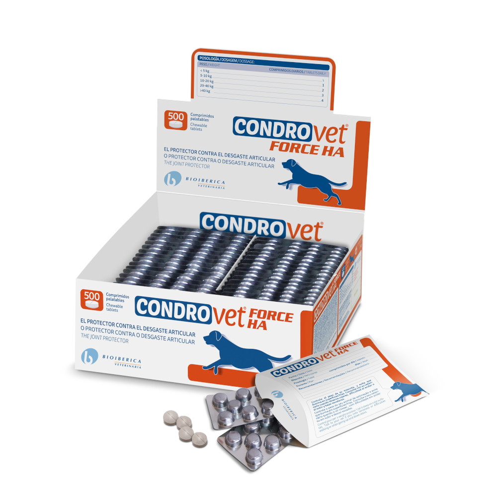 Condrovet Force HA condroprotettore per cani - 500 compresse