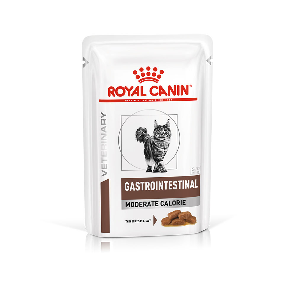 Royal Canin Gastrointestinal Moderate Calorie Feline Veterinary umido gatto - 12 x 85 g