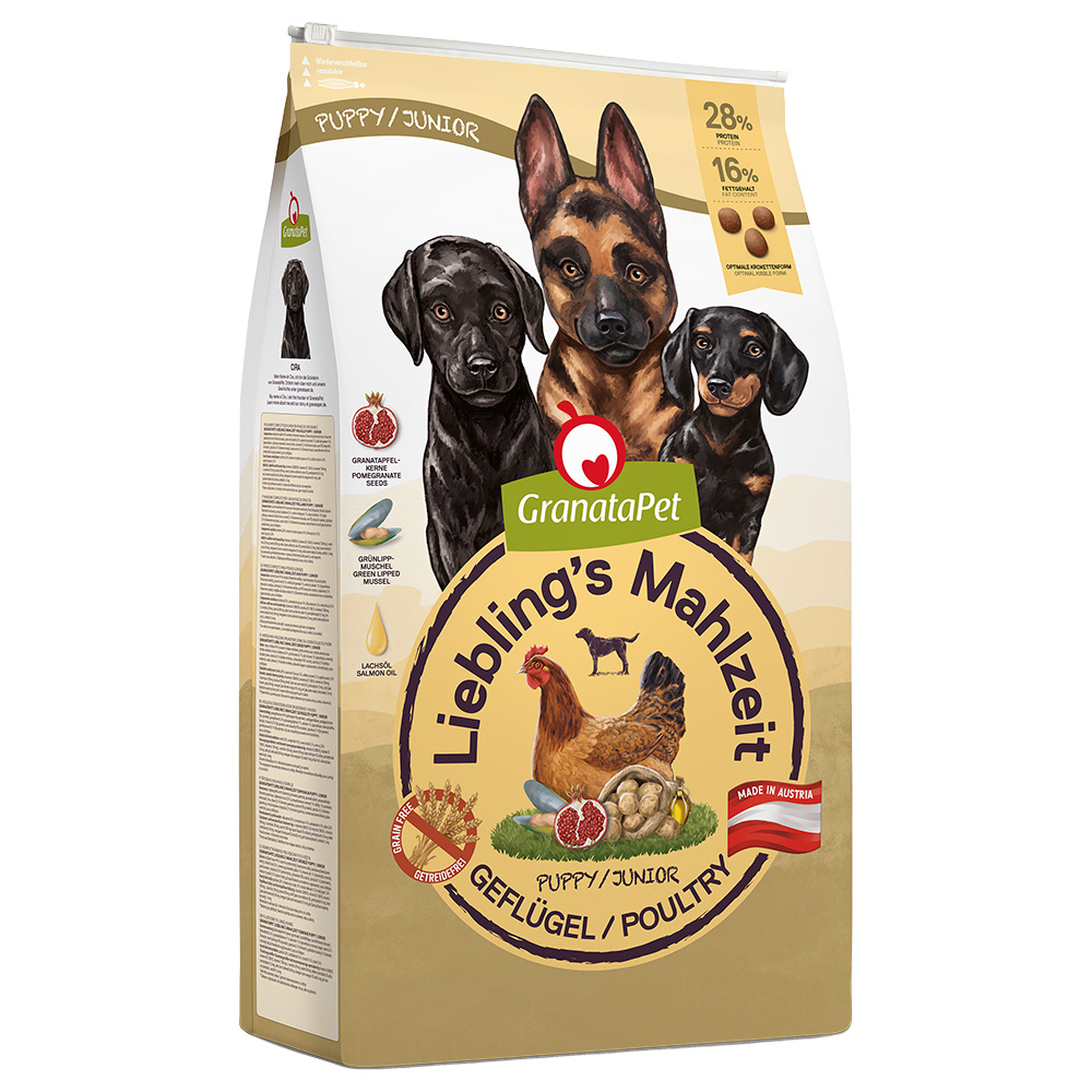 GranataPet Liebling's Mahlzeit Junior Pollo Crocchette per cane - 10 kg