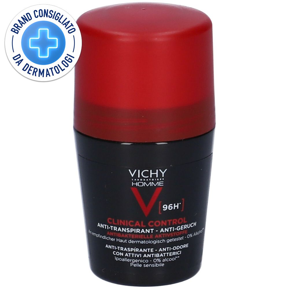 Vichy Homme Clinical Control Deodorante Roll -On 96H Anti -Traspirante