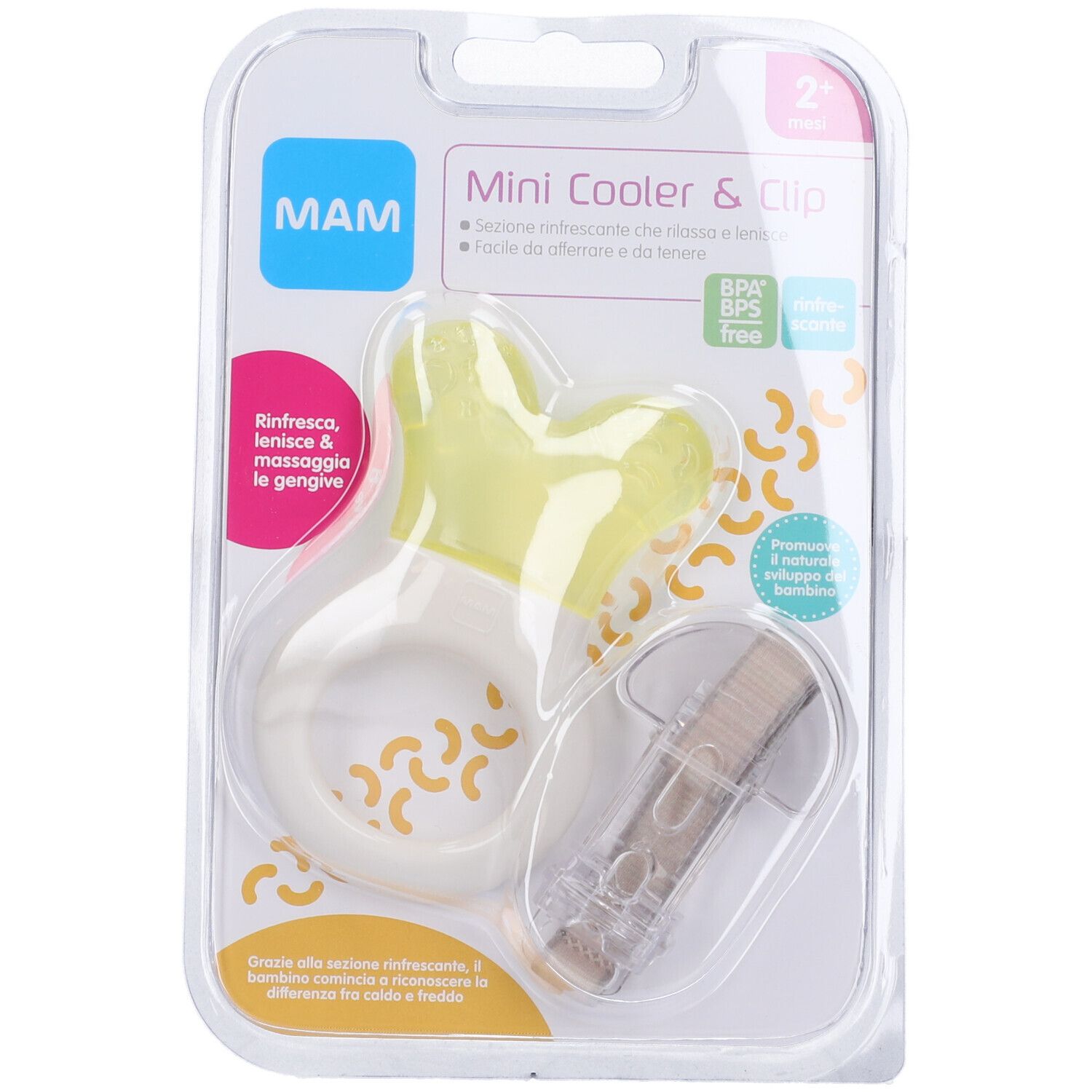MAM Mini Cooler & Clip Anello da Dentizione 1 pz Altro