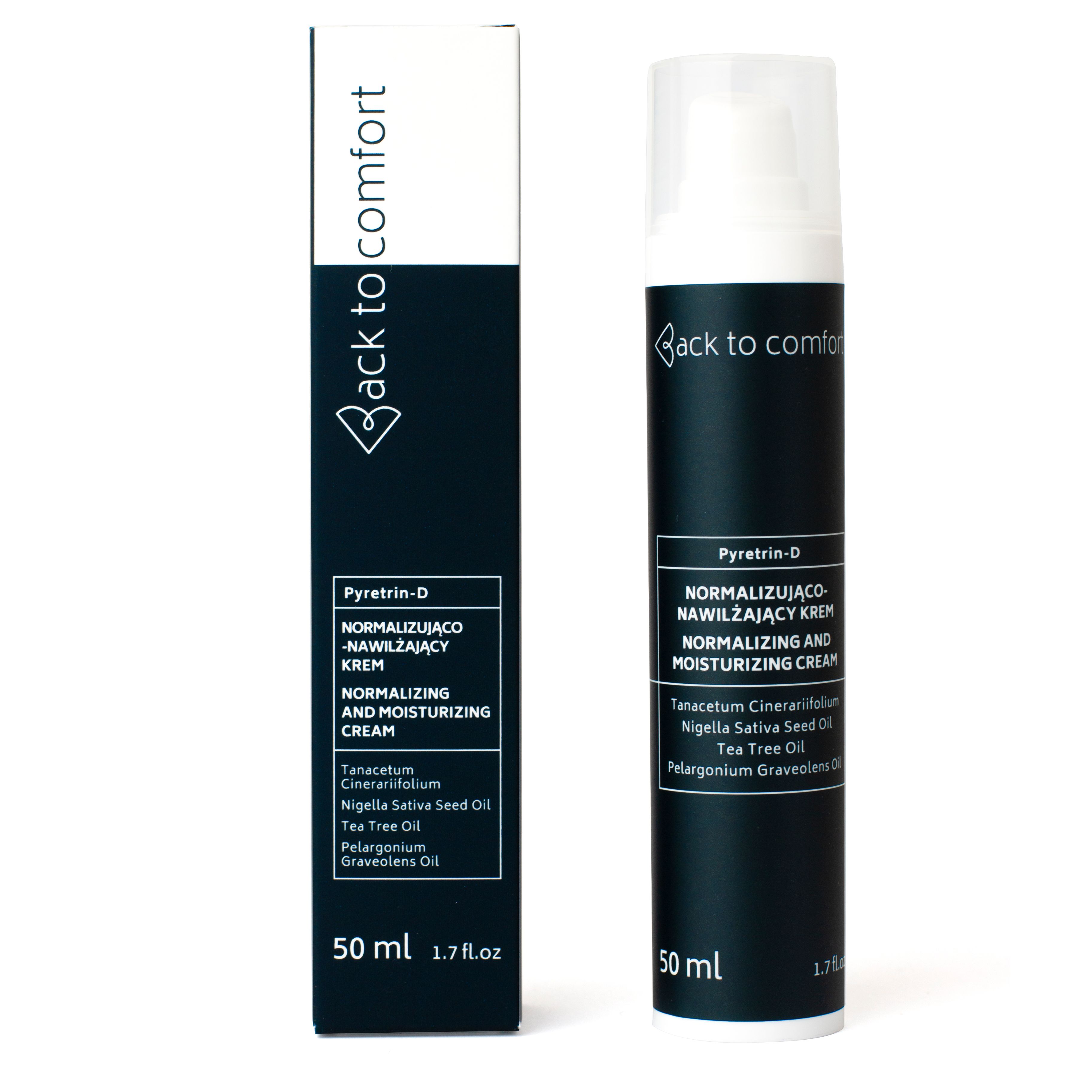Crema Idratante Normalizzante per Pelle Sensibile Pyretrin-D Back To C