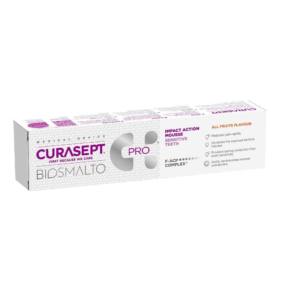 CURASEPT® Biosmalto Pro Gusto Tutti Frutti 50 ml Dentifricio