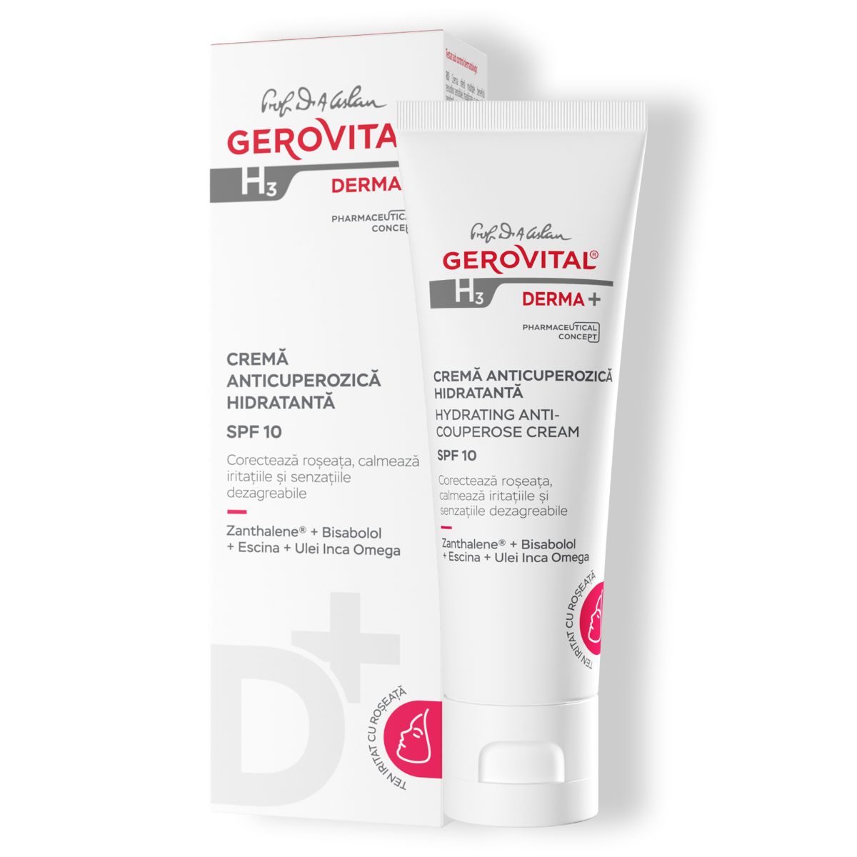 Gerovital Crema Idratante Anti-Couperose SPF 10 50 ml