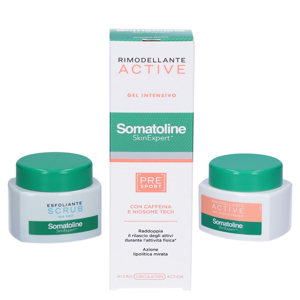 Somatoline SkinExpert™ Scrub Sea Salt + Gel Rimodellante Active Intens