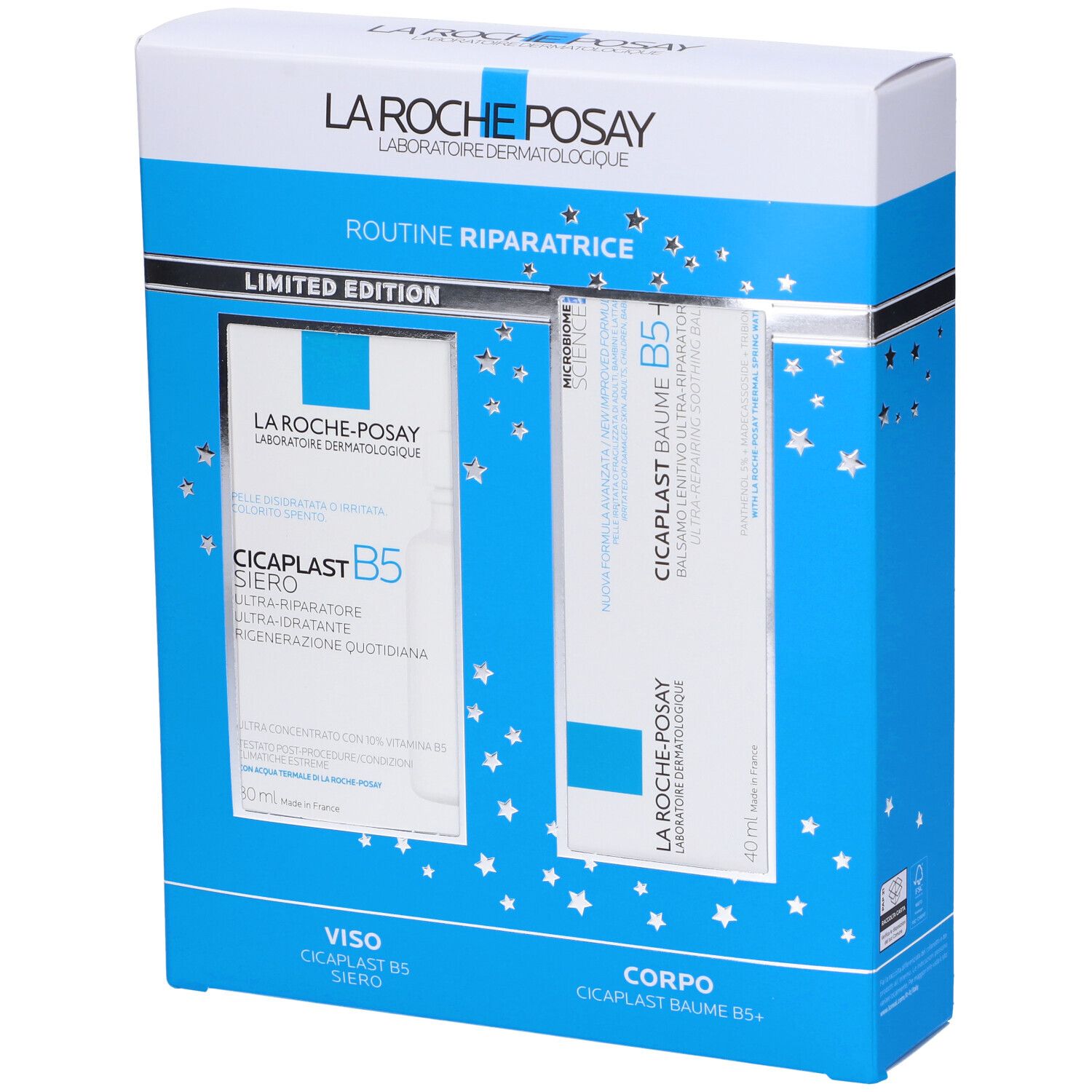 La Roche Posay Cicaplast B5 Siero + Balsamo Lenitivo 1 pz Set