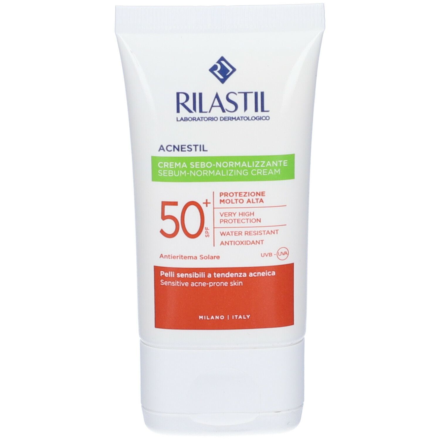 Rilastil Sun System Acnestil Crema Spf 50+ 40 ml solare