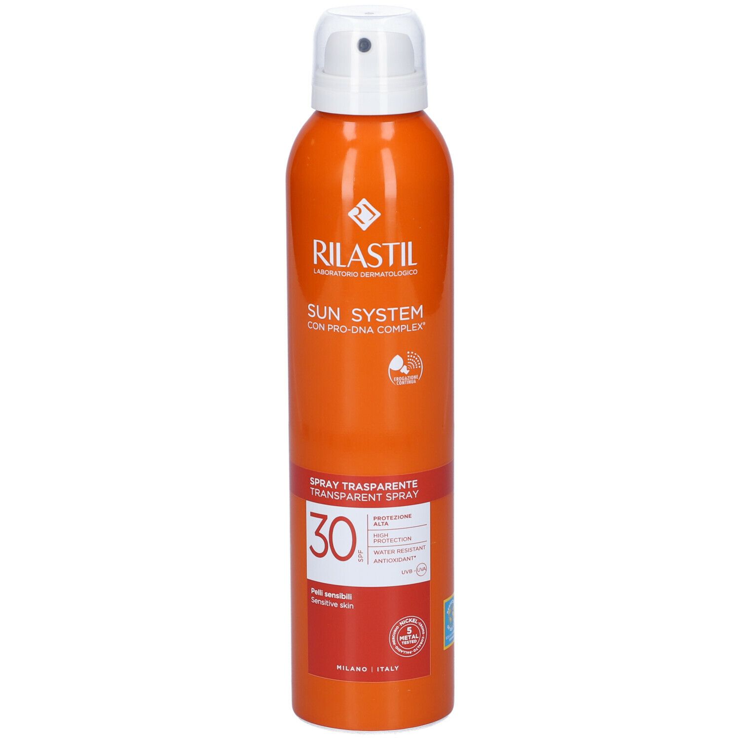 Rilastil Sun System Transparent Spray Spf 30 200 ml