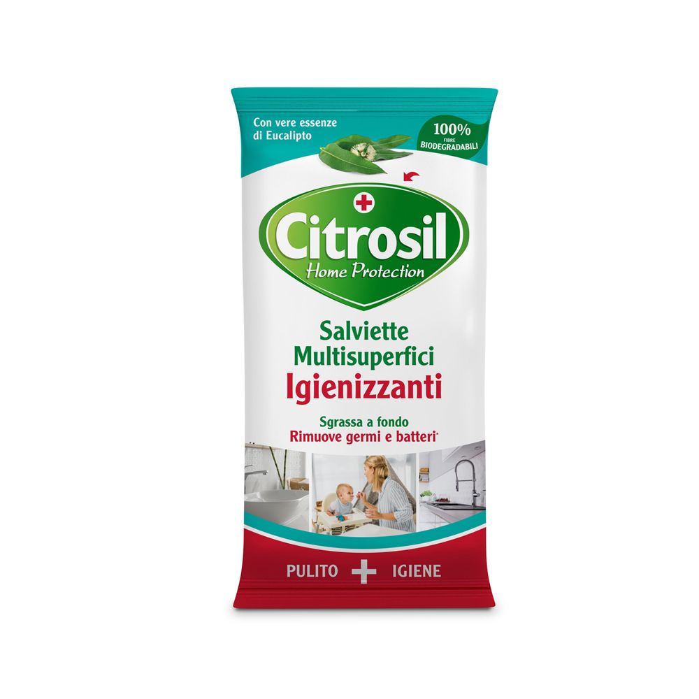 Citrosil Salviette Igienizzanti Eucalipto 40 pz