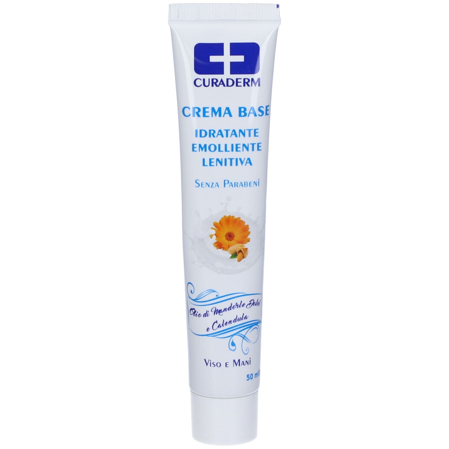 Curaderm Crema Base Mandorle E Calendula 50 Ml ml