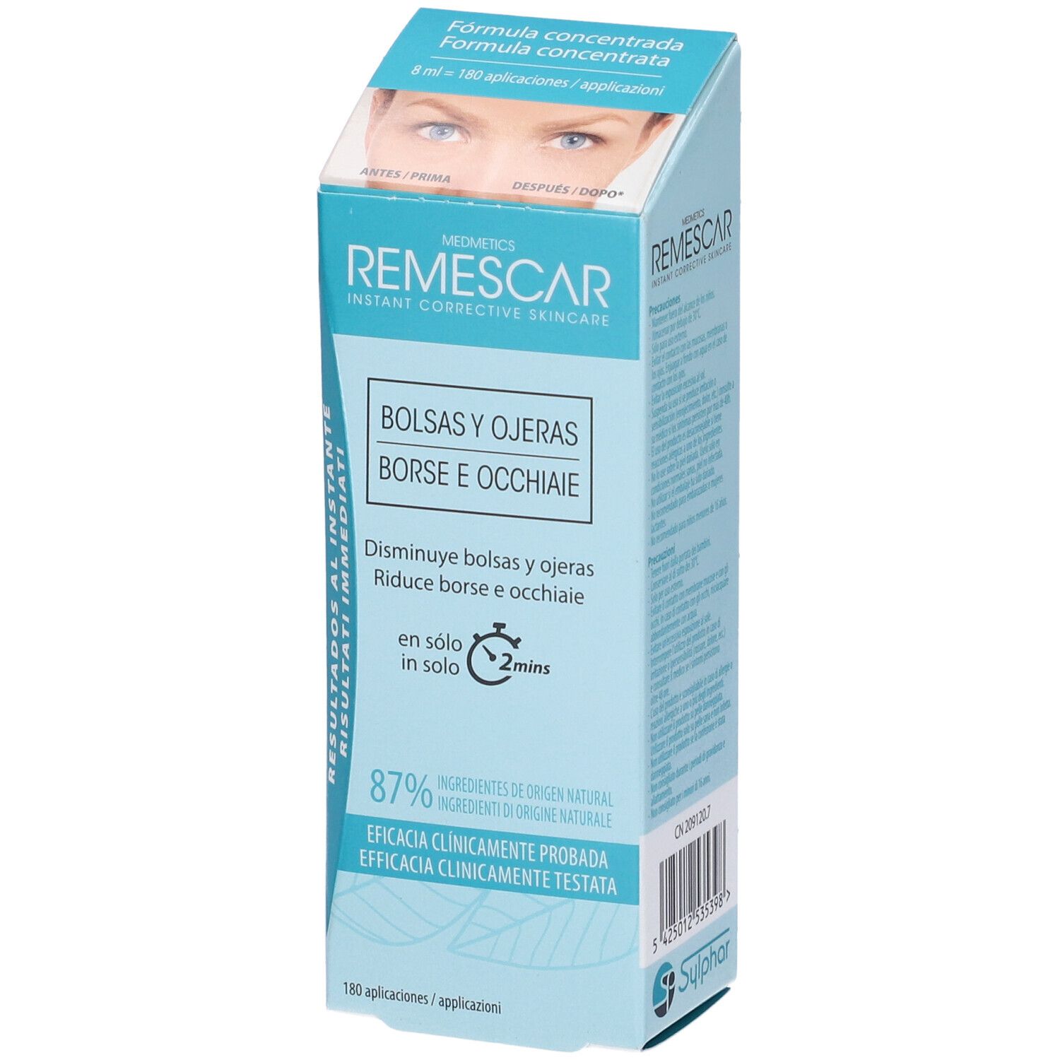Remescar Correttore Borse e Occhiaie 8 ml Crema contorno occhi
