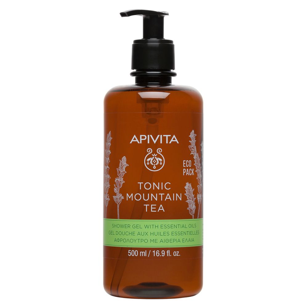 APIVITA TONIC MOUNTAIN TEA Gel Doccia con Oli essenziali 500 ml doccia