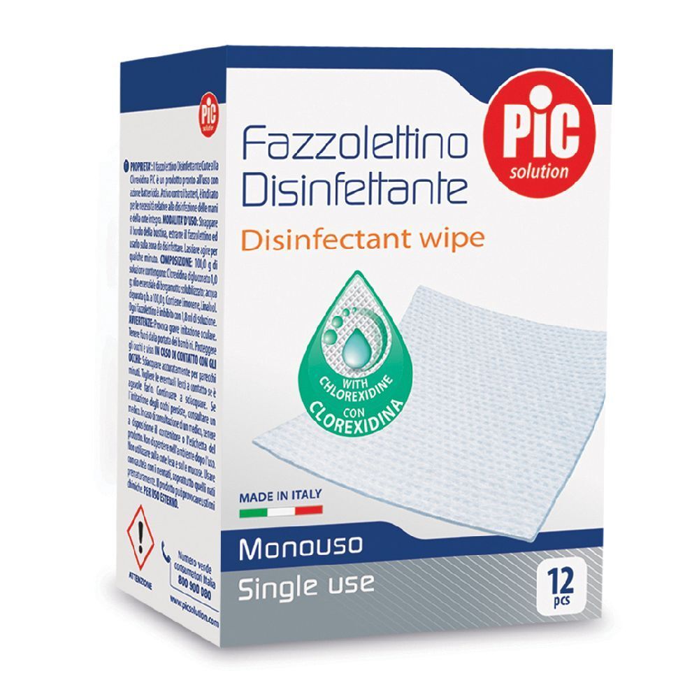 PIC Fazzolettino Disinfettante 12 pz Salviette