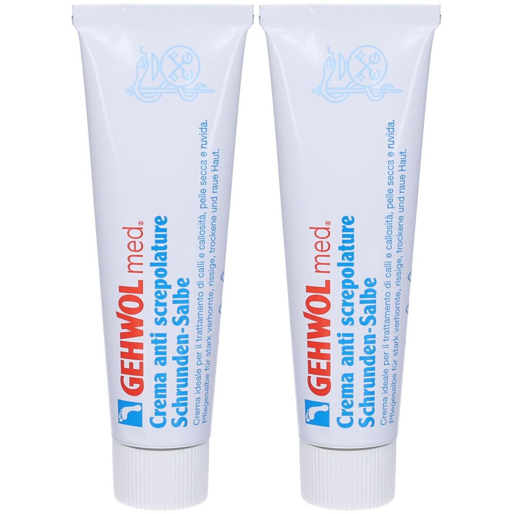 GEHWOL® Med Crema Antiscrepolature Set da 2 2x75 ml piedi