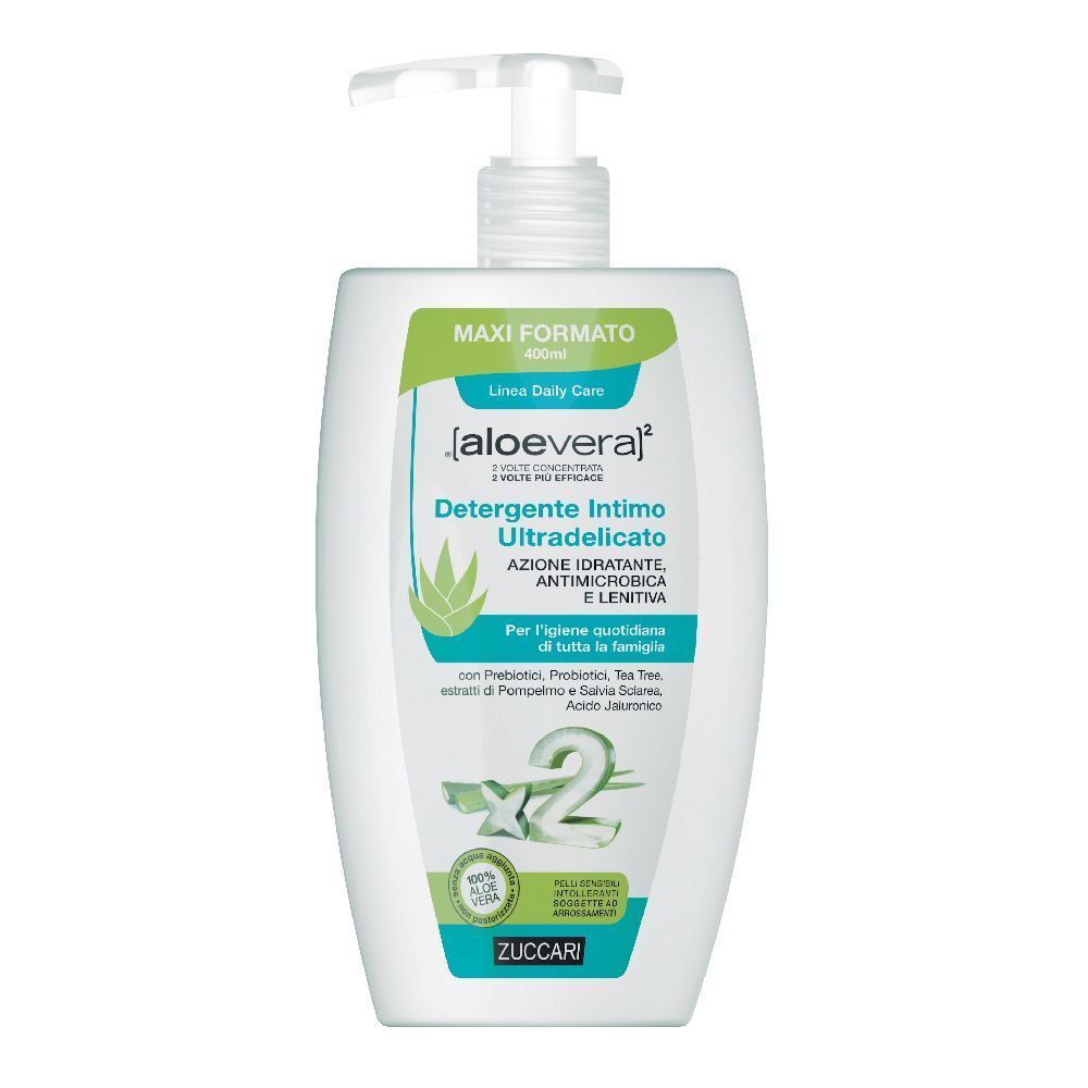 ZUCCARI Aloe Vera Detergente Intimo Ultradelicato 400 ml Gel detergent