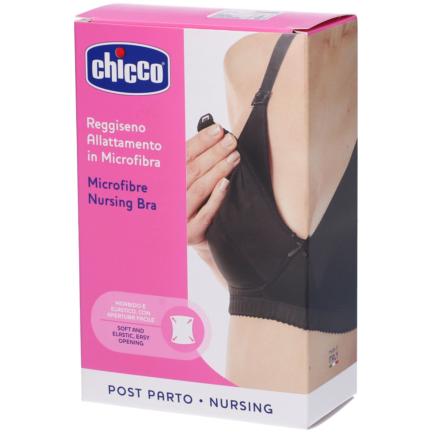 Chicco Reggiseno Allattamento in Microfibra Colore Nero Taglia 4C 1 pz