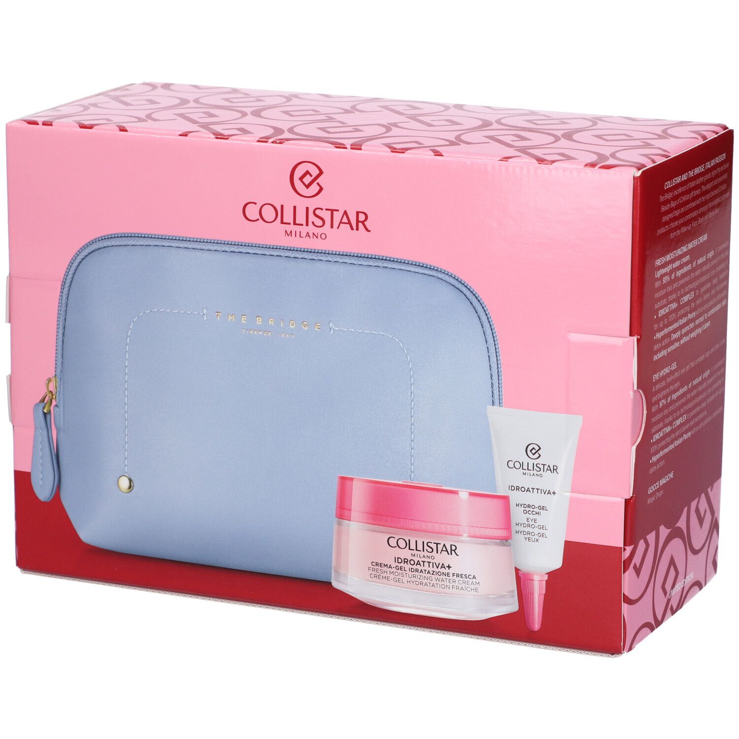 Collistar Cofanetto Idroattiva+ Crema-Gel Idratazione Fresca con Poche