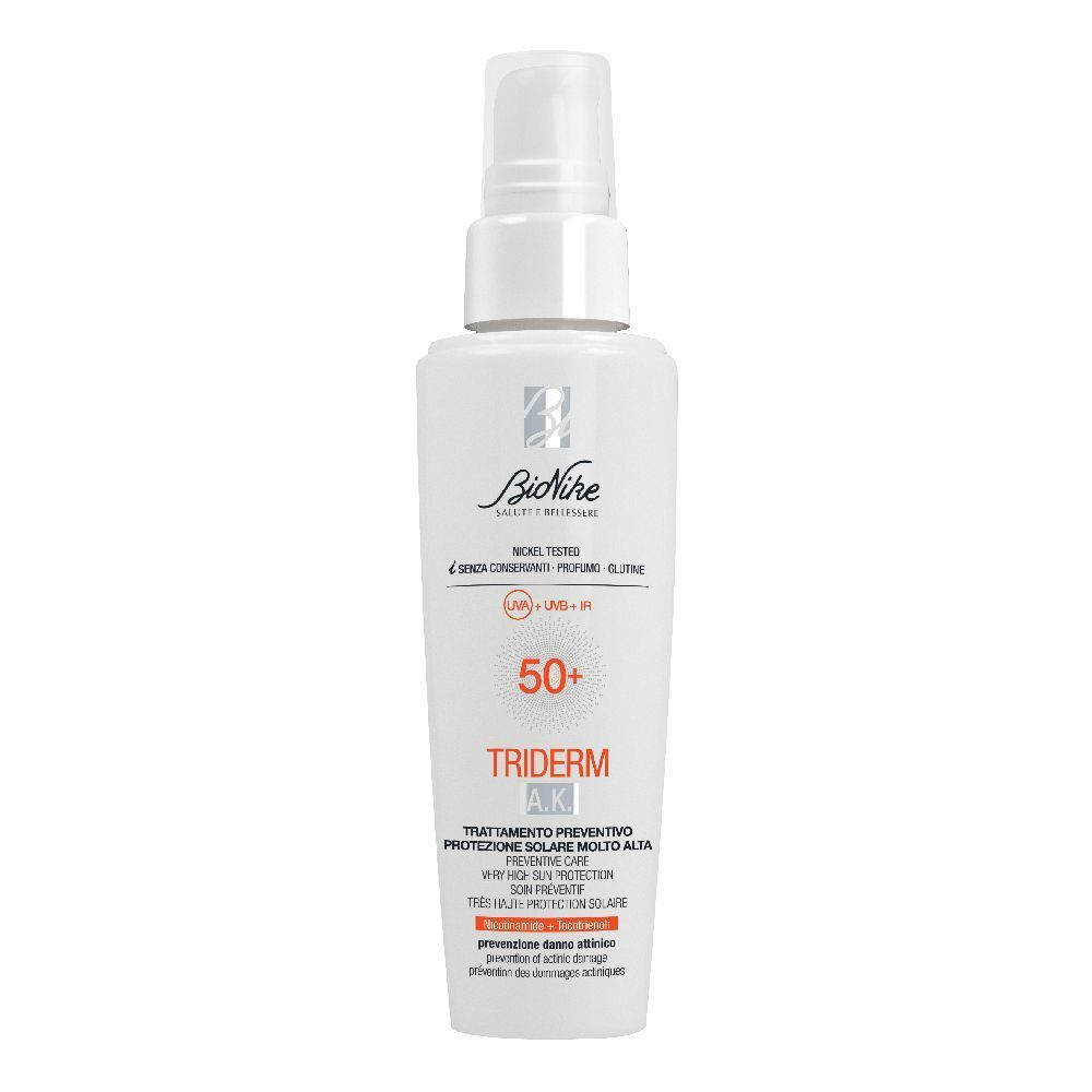 BioNike Triderm A.k. Trattamento Preventivo Spf 50+ 50 ml Crema solare