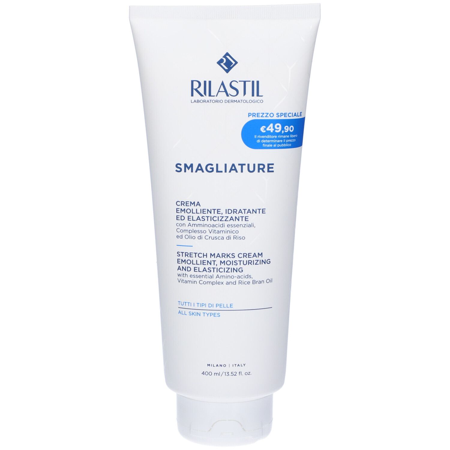 Rilastil Smagliature Crema Emolliente Idratante ed Elasticizzante 400