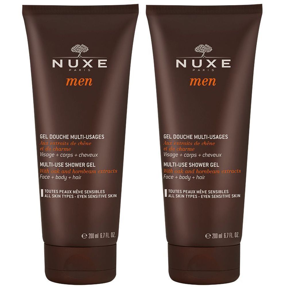 Nuxe Men Gel Doccia Multi-Uso Uomo Set da 2 2x200 ml doccia