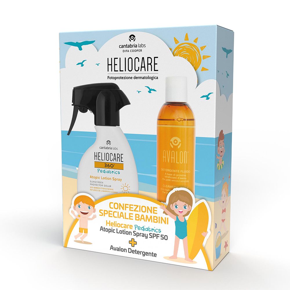 Confezione Speciale Bambini HELIOCARE Pediatrics Atopic Lotion Spray S
