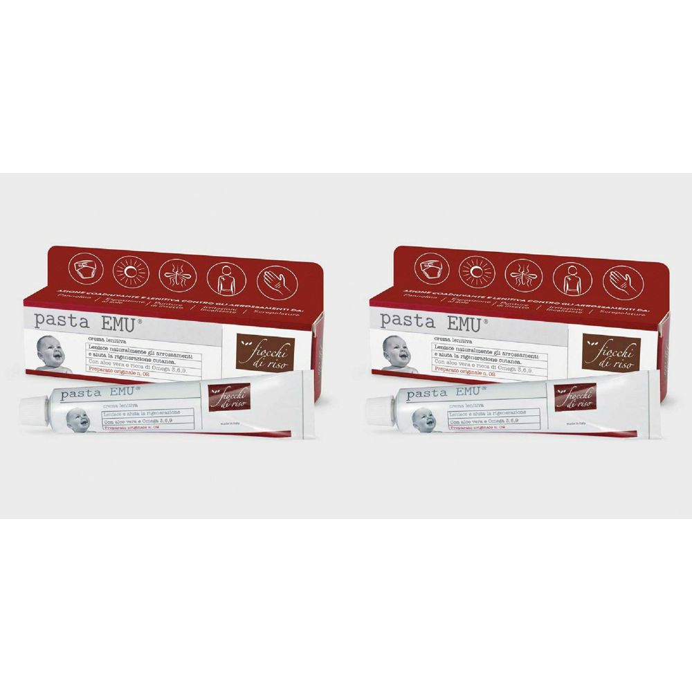 Fiocchi di Riso Pasta EMU® Set da 2 2x30 ml Crema basica