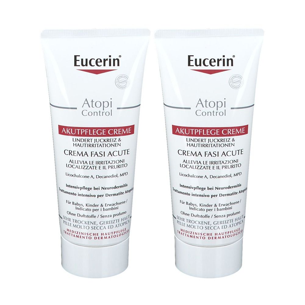 Eucerin® AtopiControl Crema Fasi Acute Set da 2 2x100 ml
