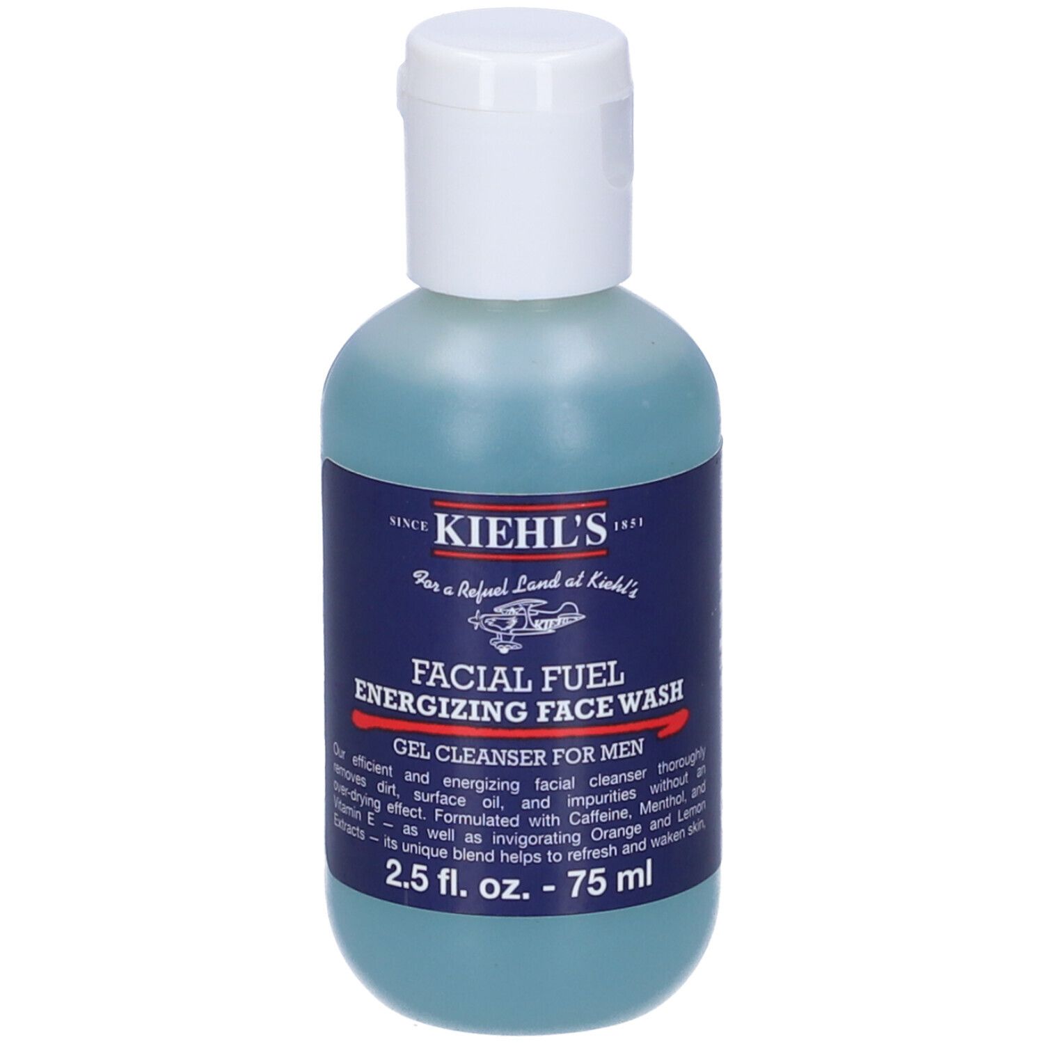 Kiehl´s Facial Fuel Energizing Face Wash Detergente Viso 75ml 75 ml Ge