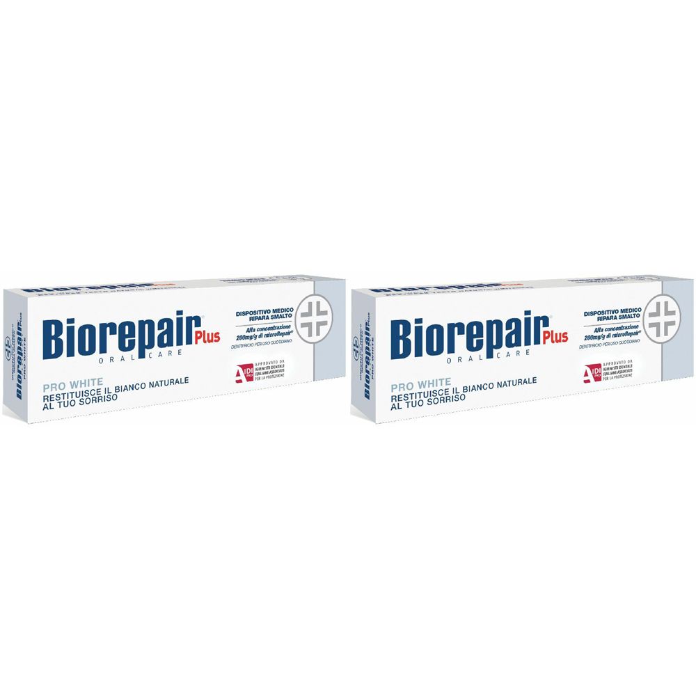 Biorepair® Plus Pro White Set da 2 2x75 ml Dentifricio