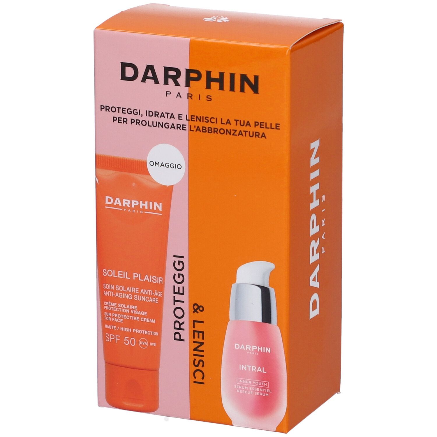 Darphin Intral Inner Youth Rescue Siero + Soleil Plaisir Face Protecti