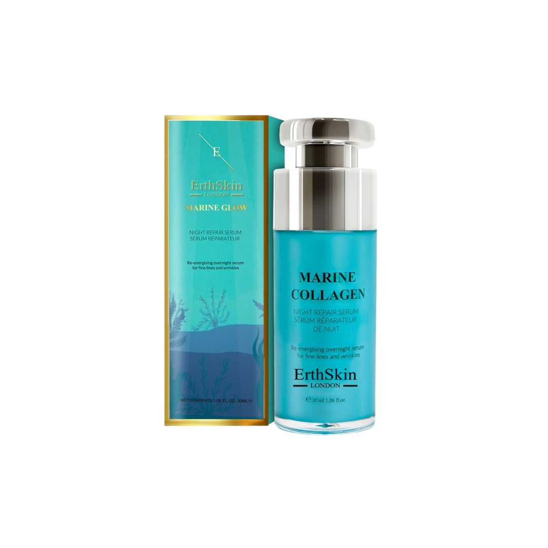 Erth skin london Anti-Aging Siero riparatore notturno al collagene mar