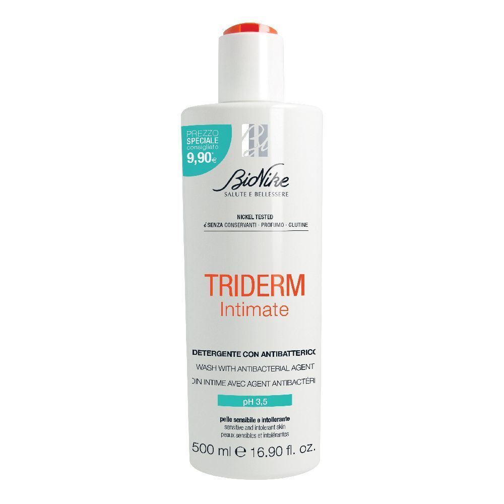 BioNike Triderm Intimate Detergente con Antibatterico pH 3.5 500 ml Ge