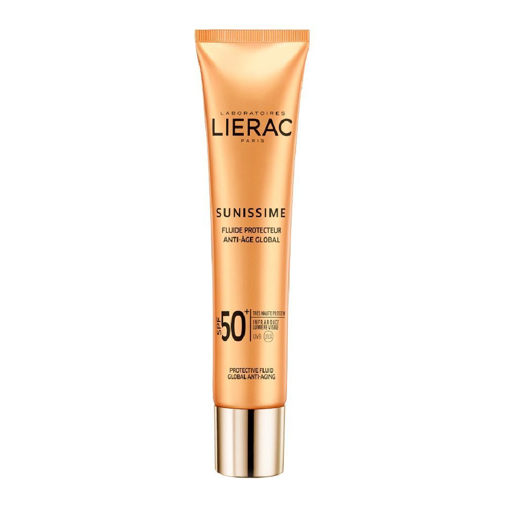 LIERAC Sunissime Fluido Solare Protettivo Viso SPF 50+ Antietà Globale
