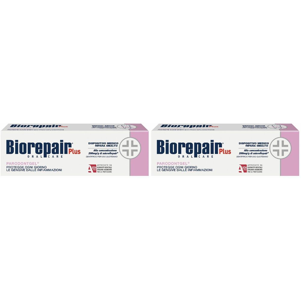 Biorepair® Plus Parodontgel® Set da 2 2x75 ml Gel dentale